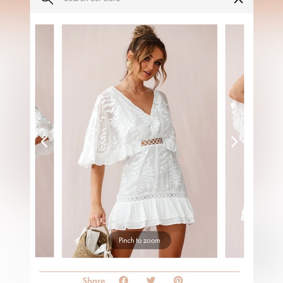 Selfie Leslie Caspar Leafy Dress